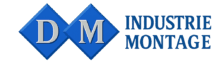 dm industriemontage logo design